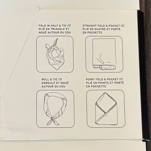 NEW Levi’s Originals Blue Paisley Square Bandana Scarf Neckercheif Accessory - Picture 6 of 6